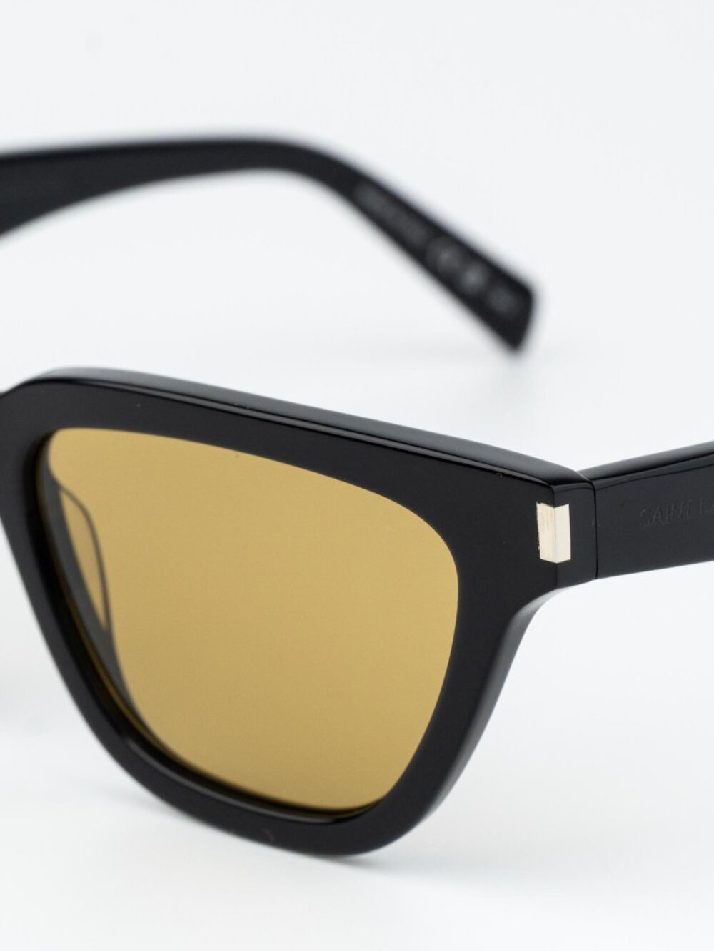 Saint Laurent Women Sunglasses Black Cat Eye SL462 SULPICE 009 NEW AUTHENTIC - Picture 5 of 13